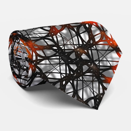 Rusting Chaos Wire Mesh Stropdas (Opgerold)