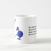 Rusting Knight die besmeurd wordt zodat hij niet p Koffiemok (Center)