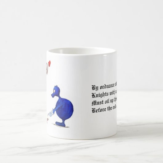 Rusting Knight die besmeurd wordt zodat hij niet p Koffiemok (Center)