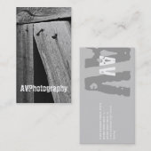 Rusting Nail-Visitekaartje voor fotografie Visitekaartje (Voorkant / Achterkant)