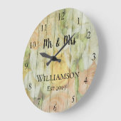 Rustisch aangepast Antiek hout Grote Klok (Hoek)