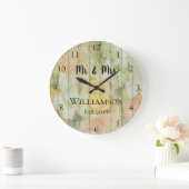 Rustisch aangepast Antiek hout Grote Klok (Huis)