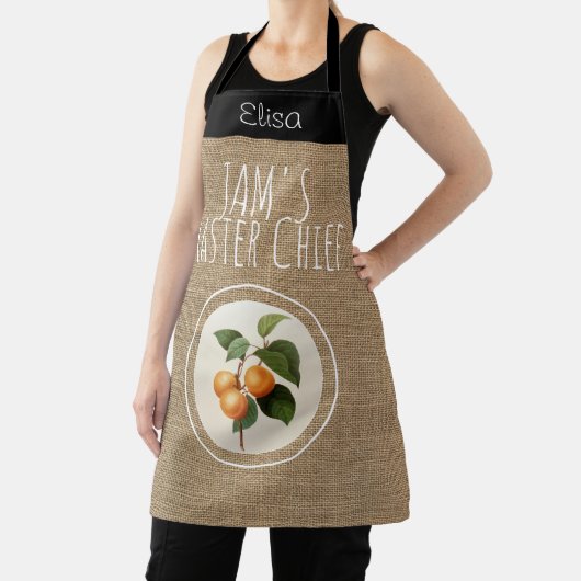  Rustisch Abrit Jam gepersonaliseerd Apron Schort (Insitu)