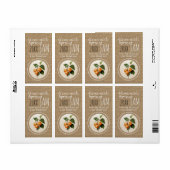  Rustisch Abrit Jam gepersonaliseerd Etiket (Full Sheet)