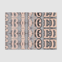 Rustisch Abstract grijs beige Script Patroon