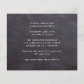 Rustisch Afstuderen 3 Uitnodiging voor fotografie (Achterkant)