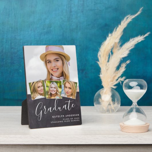 Rustisch Afstuderen 4 Fotostijlvol leisteen Afstud Fotoplaat (Zijkant)