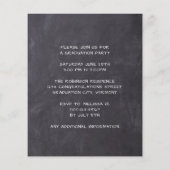 Rustisch Afstuderen 6 Uitnodiging voor fotobudgett (Achterkant)