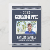 Rustisch Afstuderen BBQ Uitnodiging | bewerkbare k (Voorkant)