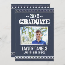 Rustisch Afstuderen BBQ Uitnodiging | bewerkbare k