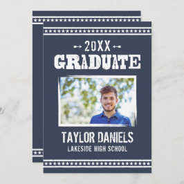 Rustisch Afstuderen BBQ Uitnodiging | bewerkbare k