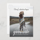 Rustisch Afstuderen Fotoklasse van 2022 Aankondigingskaart (Voorkant / Achterkant)