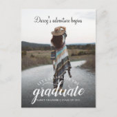 Rustisch Afstuderen Fotoklasse van 2022 Aankondigingskaart (Voorkant)