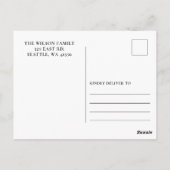 Rustisch Afstuderen van de vlooienvlinder Briefkaart (Achterkant)