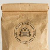 Rustisch Amerikaans Boerderij - Aangepaste eitjes Zelfinktende Stempel