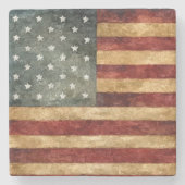 Rustisch Amerikaans Onderzetter van de Vlag (Voorkant)