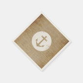 Rustisch anker servet (Hoek)