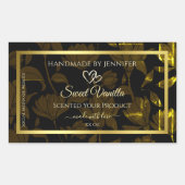 Rustisch Antiek etiket voor de verpakking van graf (Voorkant)