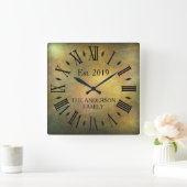  Rustisch Antiek Jubileum voor noodherstel Vierkante Klok (Huis)