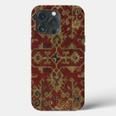 Rustisch Antiek oosterachtig Perzisch Rode Patroon Case-Mate iPhone Case (Achterkant)