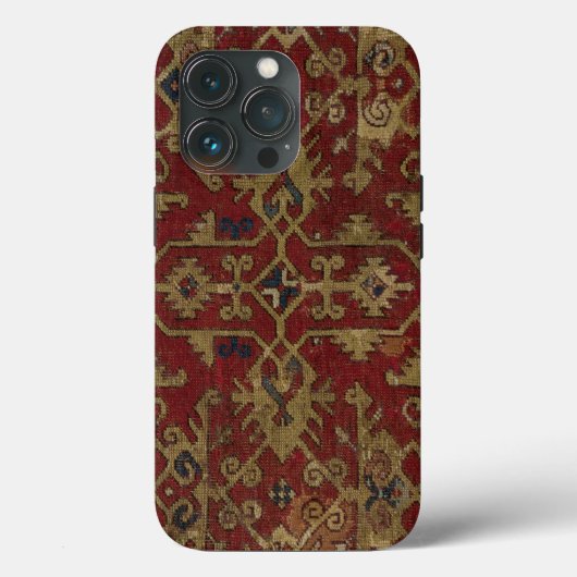 Rustisch Antiek oosterachtig Perzisch Rode Patroon Case-Mate iPhone Case (Achterkant)