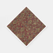 Rustisch Antiek oosterachtig Perzisch Rode Patroon Servet (Hoek)