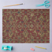 Rustisch Antiek oosterachtig Perzisch Rode Patroon Tissuepapier (Craft)