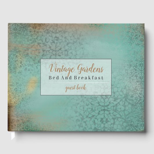 Rustisch Antiek Vacation Rental Guest Book Gastenboek (Voorkant)