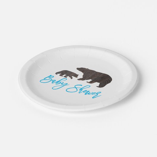 Rustisch Baby shower Bord van mam en Baby (Gekanteld)