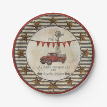 Rustisch Baby shower  Truck Windmill Boerderij