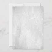 Rustisch Beach White Floral Lantern Baby shower Kaart (Achterkant)