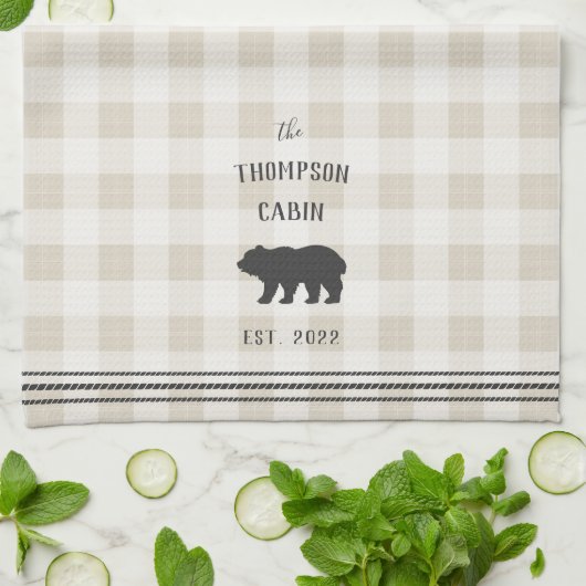 Rustisch Beer - Aangepaste spelregels Theedoek (Gevouwen)