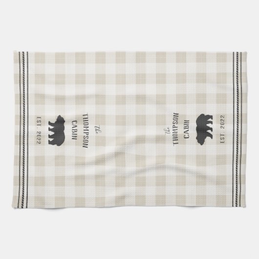 Rustisch Beer - Aangepaste spelregels Theedoek (Horizontaal)