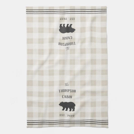 Rustisch Beer - Aangepaste spelregels Theedoek (Verticaal)