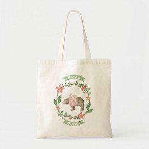 Rustisch Beer & Bunny Persoonlijke bibliotheektas Tote Bag