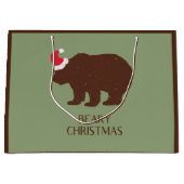 Rustisch Beer Cabin Large Gift Bag Groot Cadeauzakje (Voorkant)