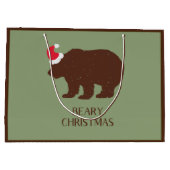 Rustisch Beer Cabin Large Gift Bag Groot Cadeauzakje (Achterkant)