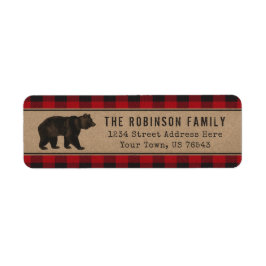 Rustisch Beer Kraft Red Pset Holiday Adres Etiket