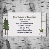 Rustisch Beer van het Land Silhouette op de boomsc Visitekaartje