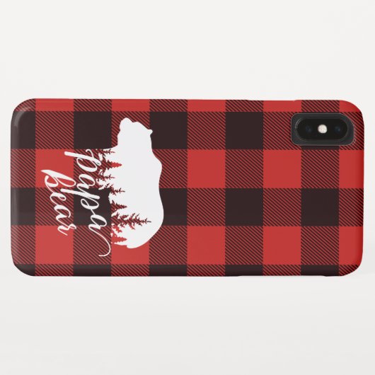 Rustisch Beer voor rode en zwarte flatpanel Case-Mate iPhone Case (Achterkant (horizontaal))