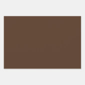 Rustisch beige bruin tartan geponste omslagpapier inpakpapier vel (Voorkant 3)