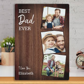 Rustisch Best DAD ever Country Wood Aangepast 3 Fo Fotoplaat