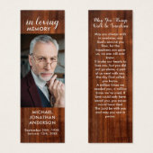 Rustisch Bladwijzer van het Memorial Poem Prayer Mini Visitekaartjes (Voorkant /achterkant)