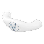 Rustisch Blauw en Witte Kip Hen Country Delft Keramische Ladegreep (Gekanteld)