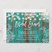 Rustisch Blauwgroen Beach Coral Starfish Vrijgezel Kaart (Voorkant)