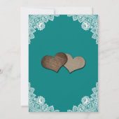 Rustisch Blauwgroen Vrijgezellenfeest zonnebloempe Kaart (Achterkant)