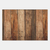 Rustisch bloemkool Burlap Chicken Wrapping Paper (Voorkant 3)