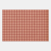 Rustisch bloemkool Burlap Chicken Wrapping Paper (Voorkant 2)