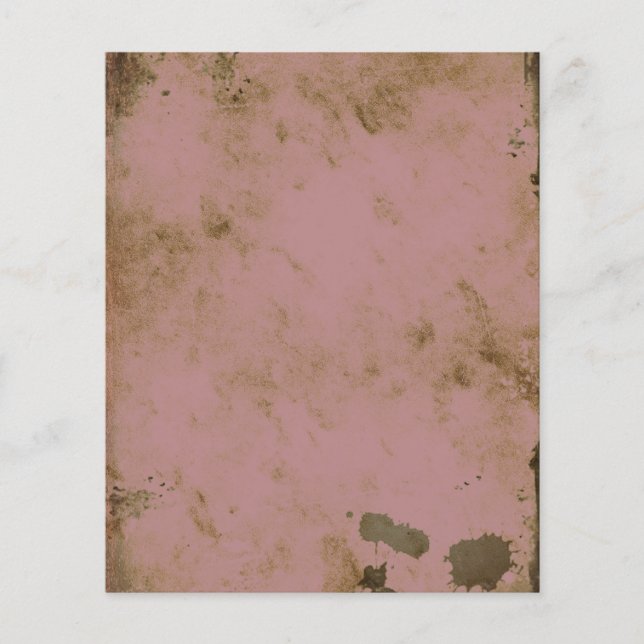 Rustisch Blush Grunge Scrapbook paper (Voorkant)