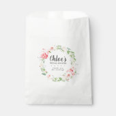 Rustisch Blush Pink Peonies Floral Vrijgezellenfee Bedankzakje (Voorkant)